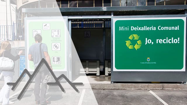 Municipal landfill in Andorra for recycling and sustainability
